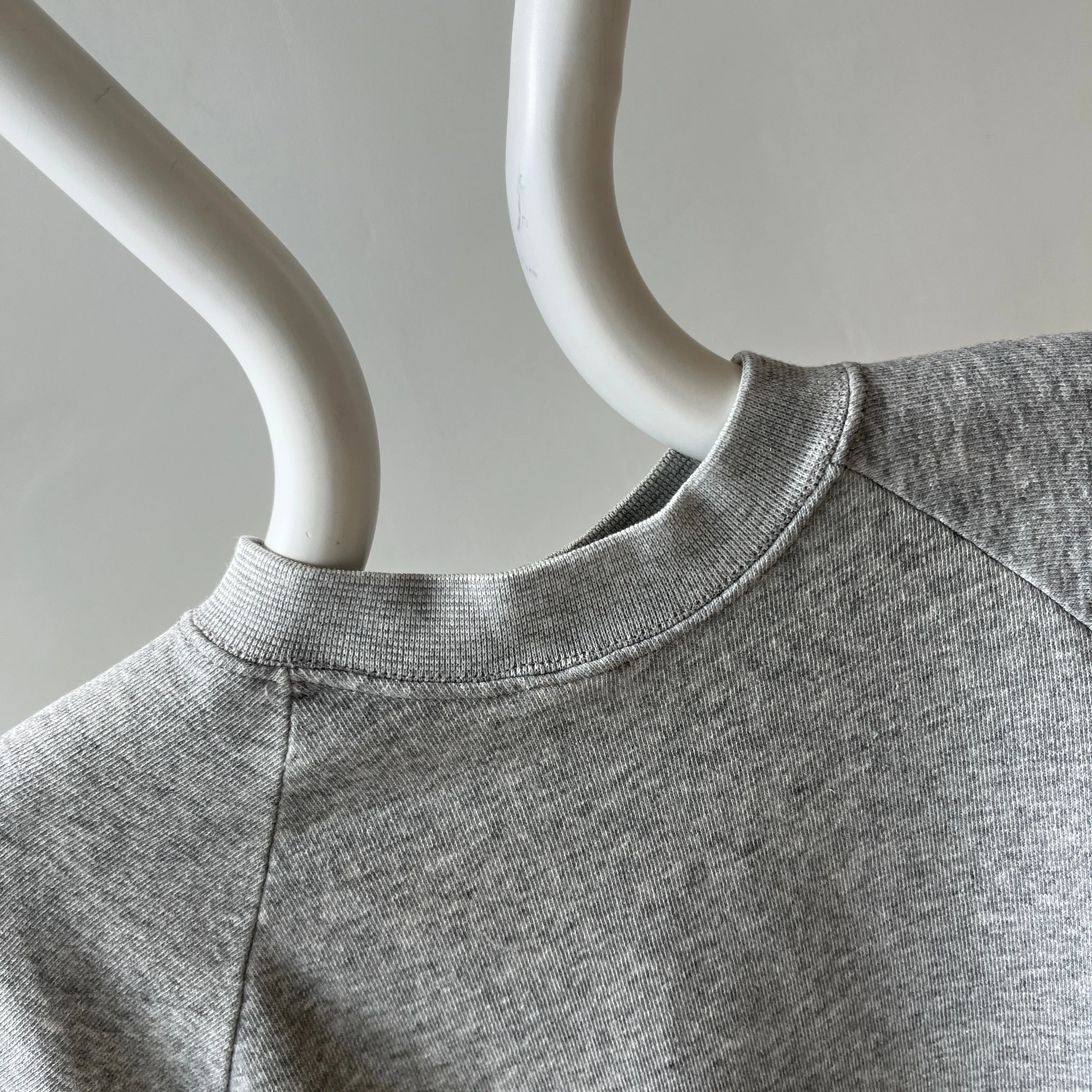 1980s Gray Short Sleeve Warm Up