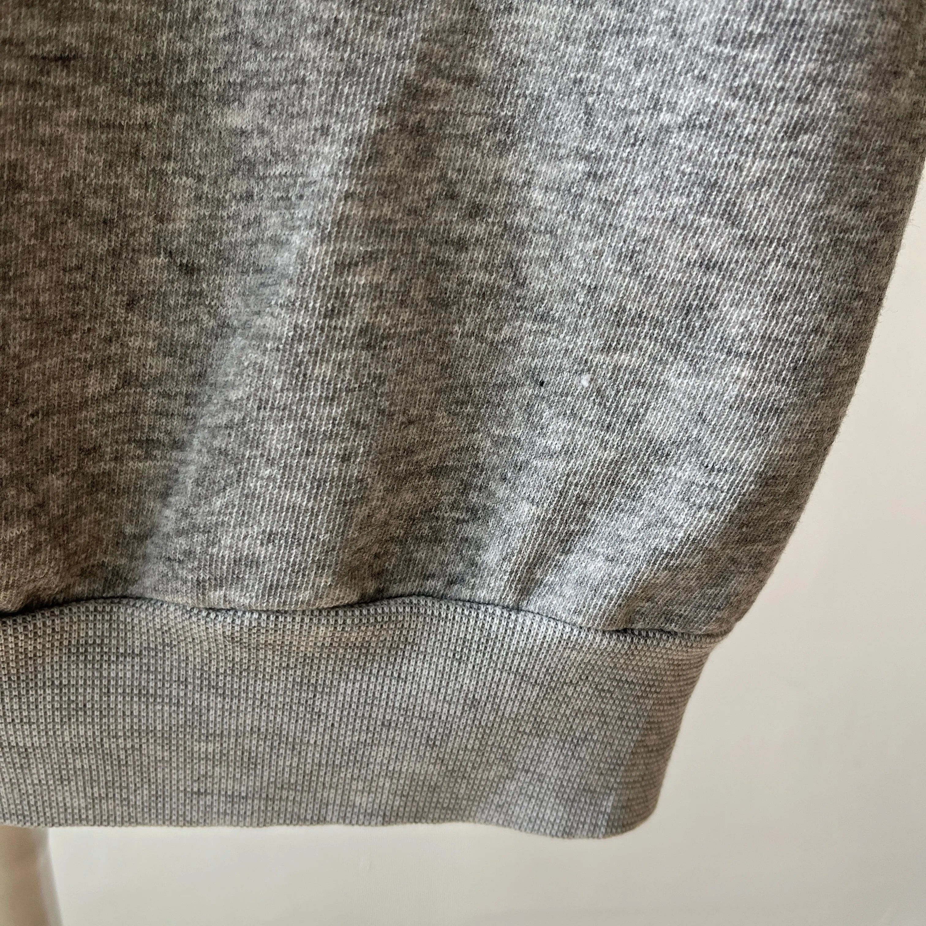 1980s Gray Short Sleeve Warm Up