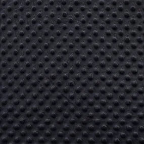 Black Minky Fabric by the Yard | Oeko-TEX Certified Plush | 60" Wide for Baby Blankets & More