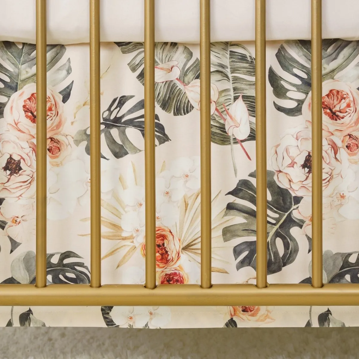 Boho Tropics Crib Skirt