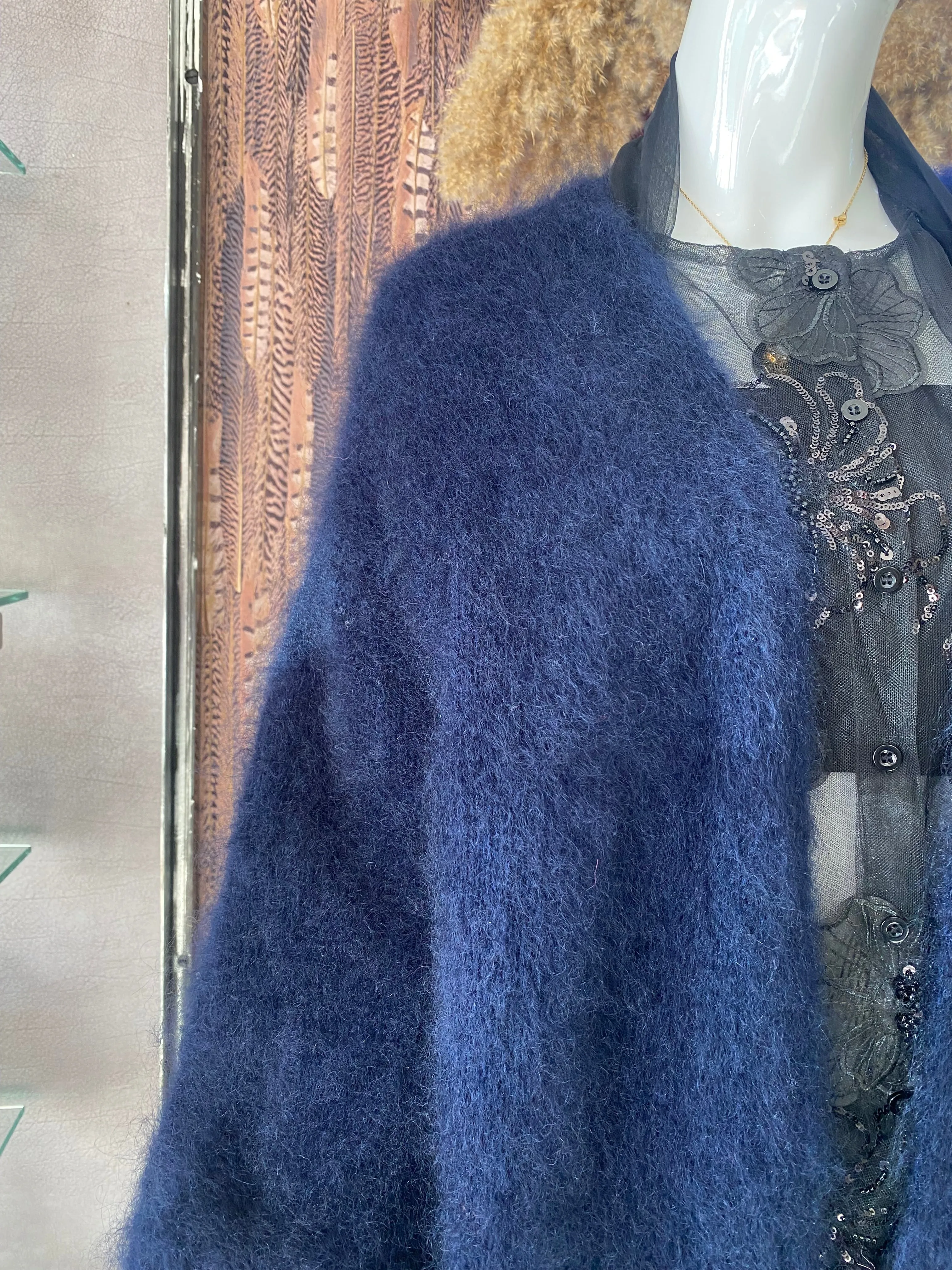 Carla Long Mohair Cardigan