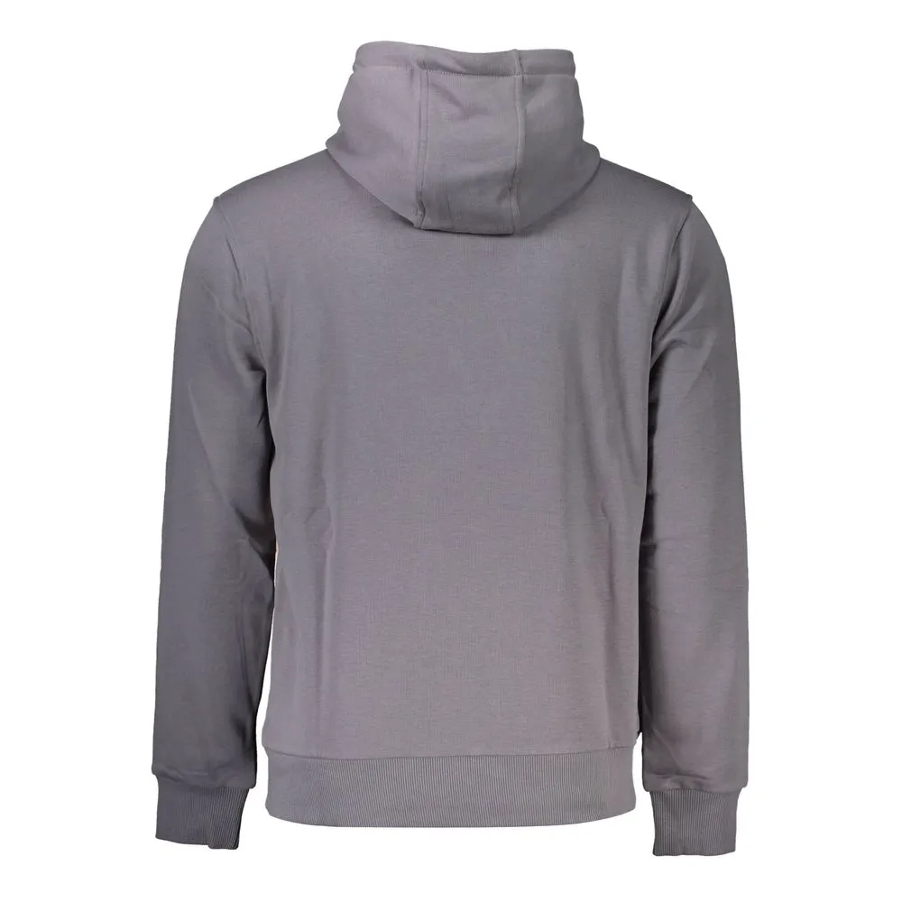 Cavalli Class Gray Cotton Men Men's Sweater