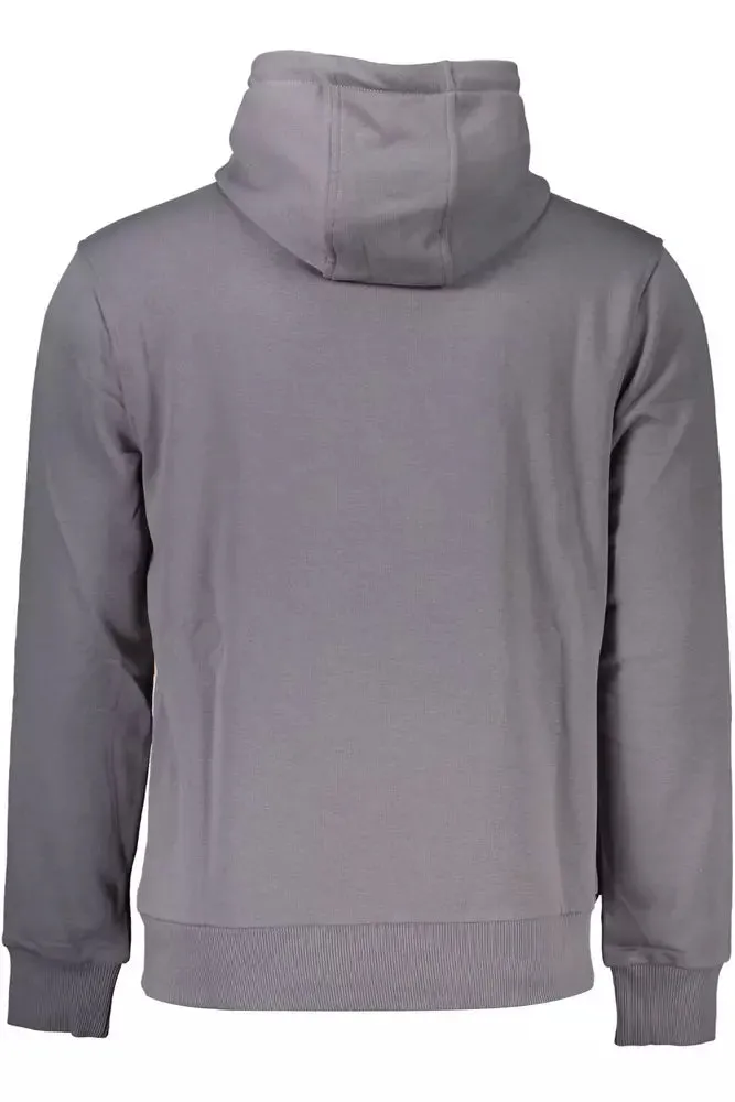 Cavalli Class Gray Cotton Men Men's Sweater