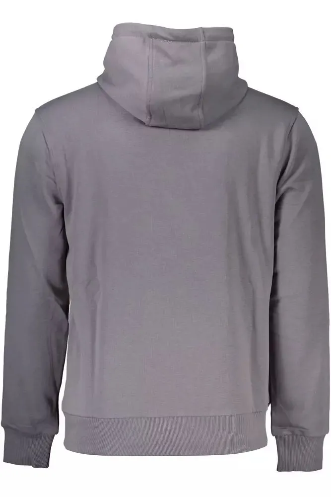 Cavalli Class Gray Cotton Men Men's Sweater