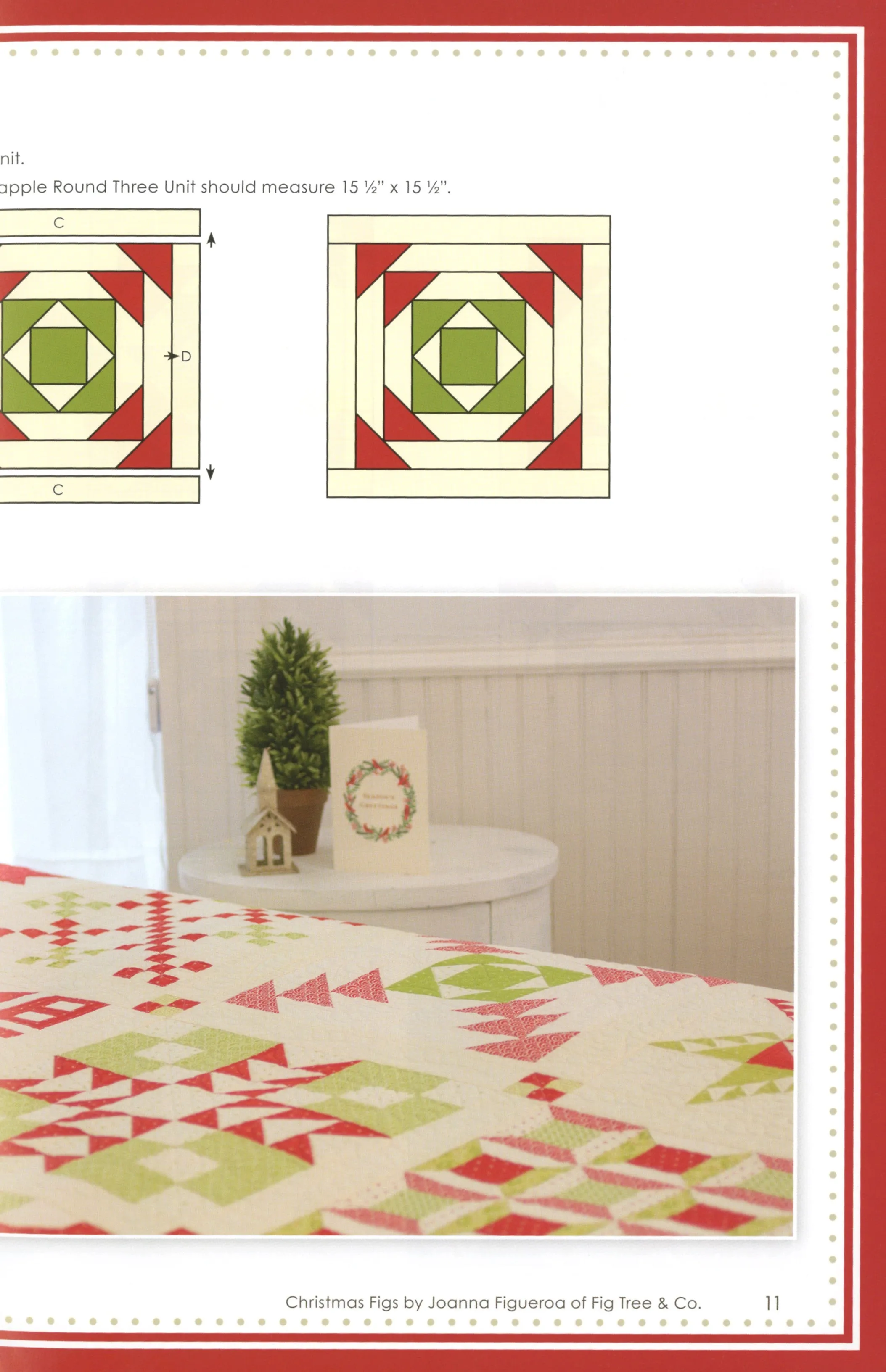 Christmas Figs Block of the Month Book