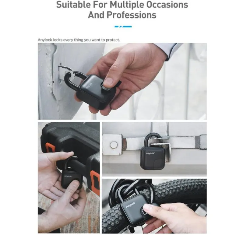 Heavy-duty Keyless Weatherproof Fingerprint Smart Lock | 500KG Tension