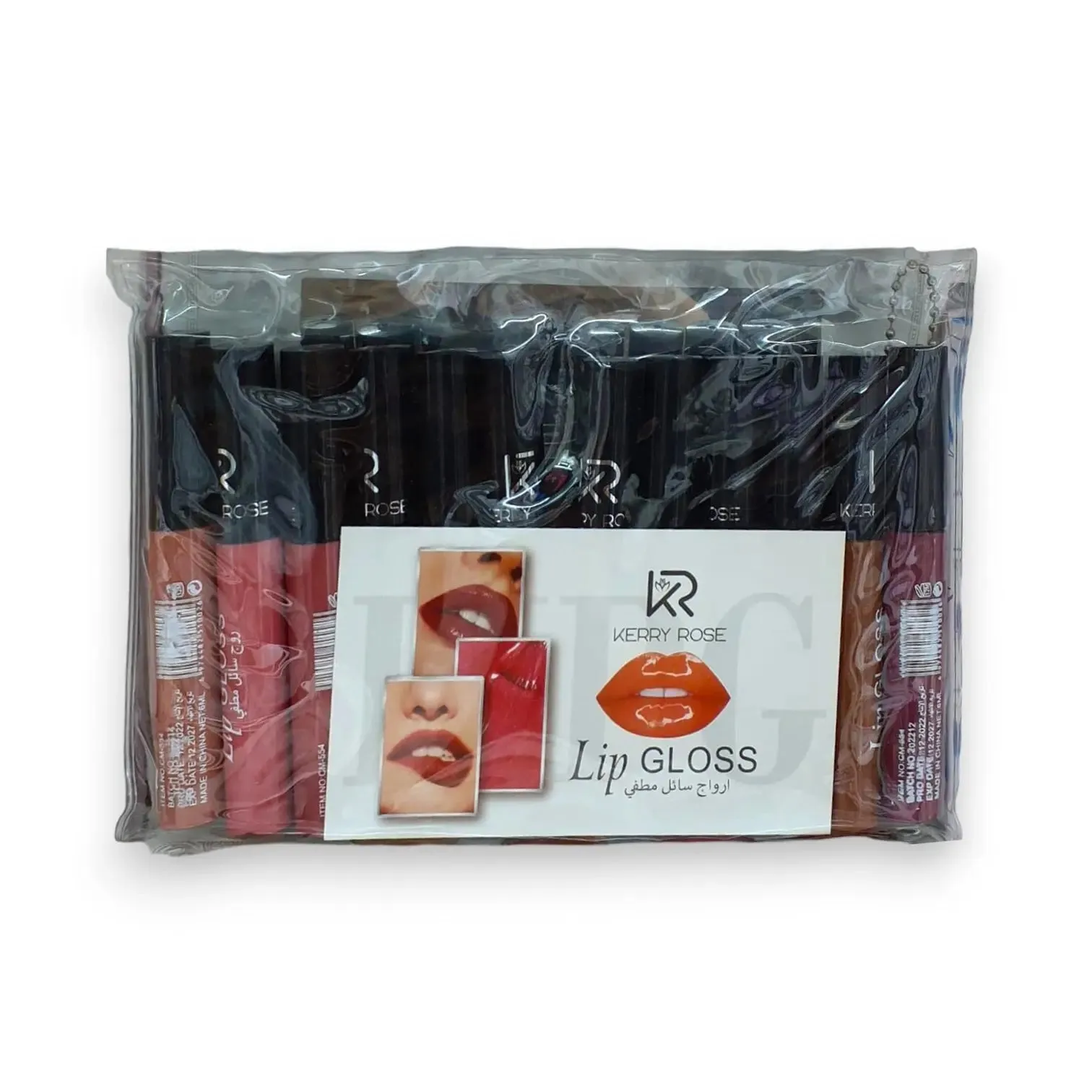 Kerry Rose Lip Gloss Set 12 Shades Assorted