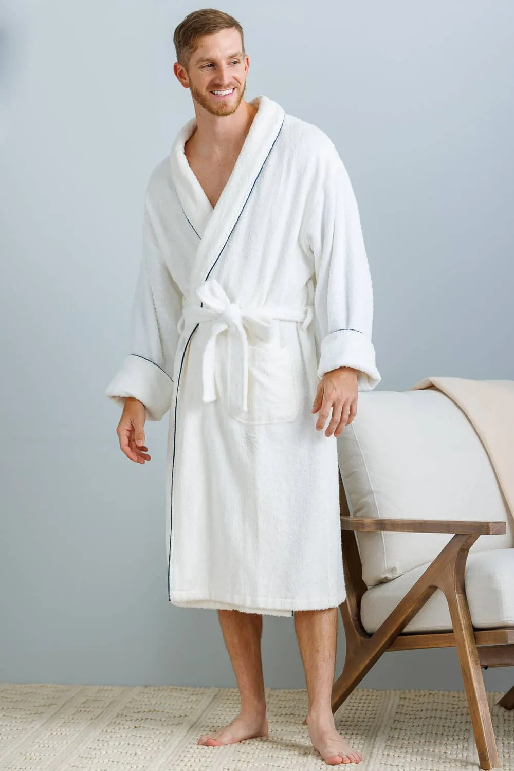 Men's Full Length Resort Terry Cloth Robe - OUTLET - FINAL SALE