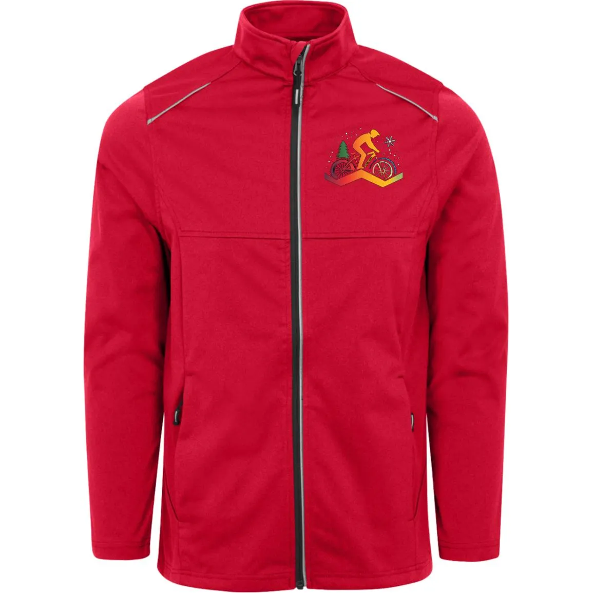Mens Winter Cycling Weatherproof Tech Soft-Shell Jacket