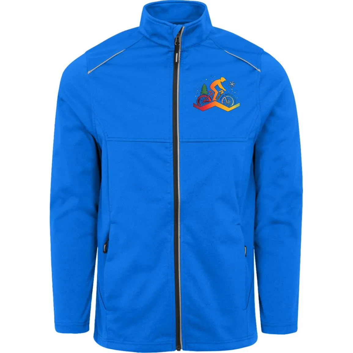 Mens Winter Cycling Weatherproof Tech Soft-Shell Jacket