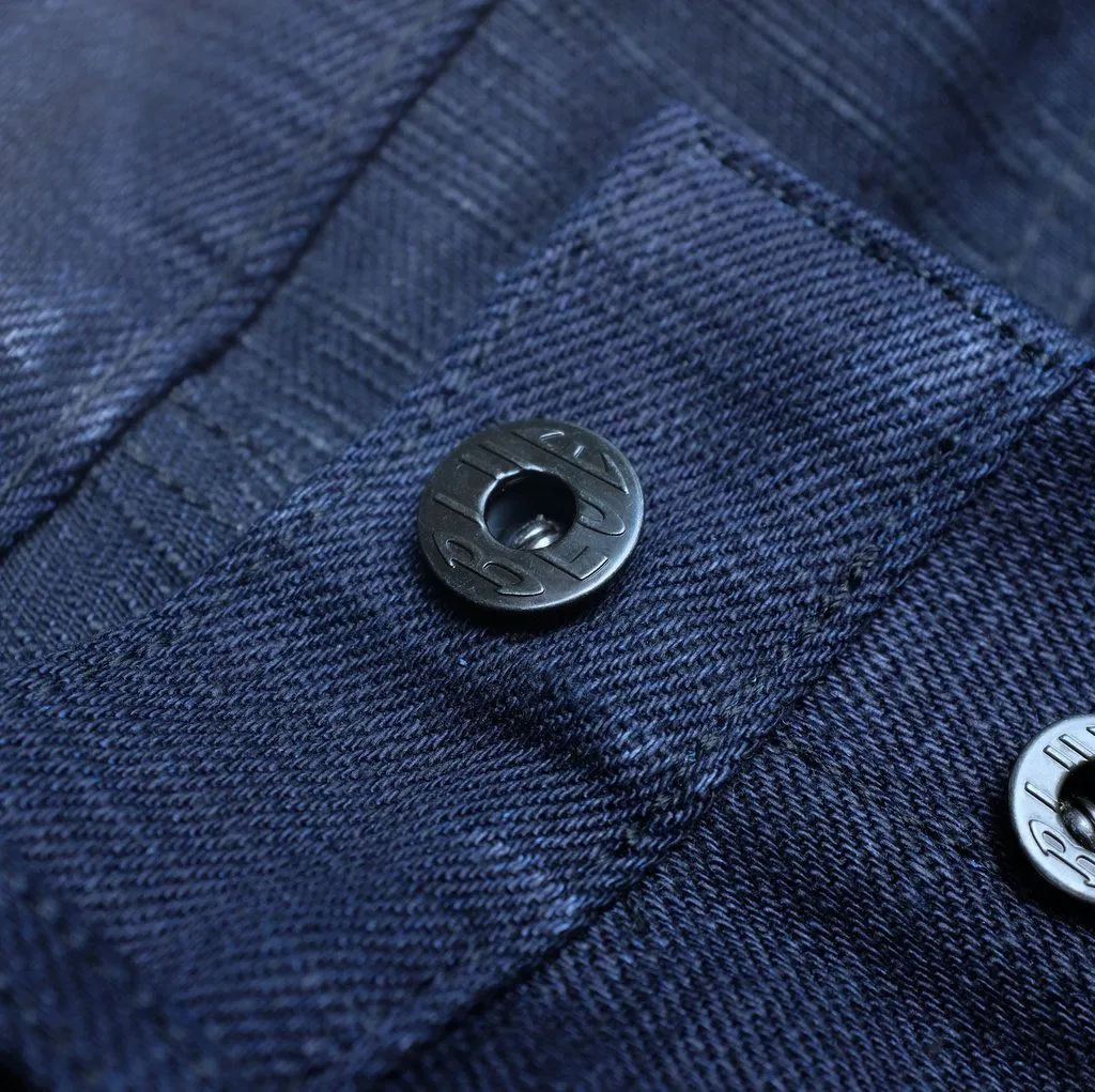ODJB013 18oz. "Midnight Slub" Indigo x Indigo Selvedge Jeans (High Tapered)