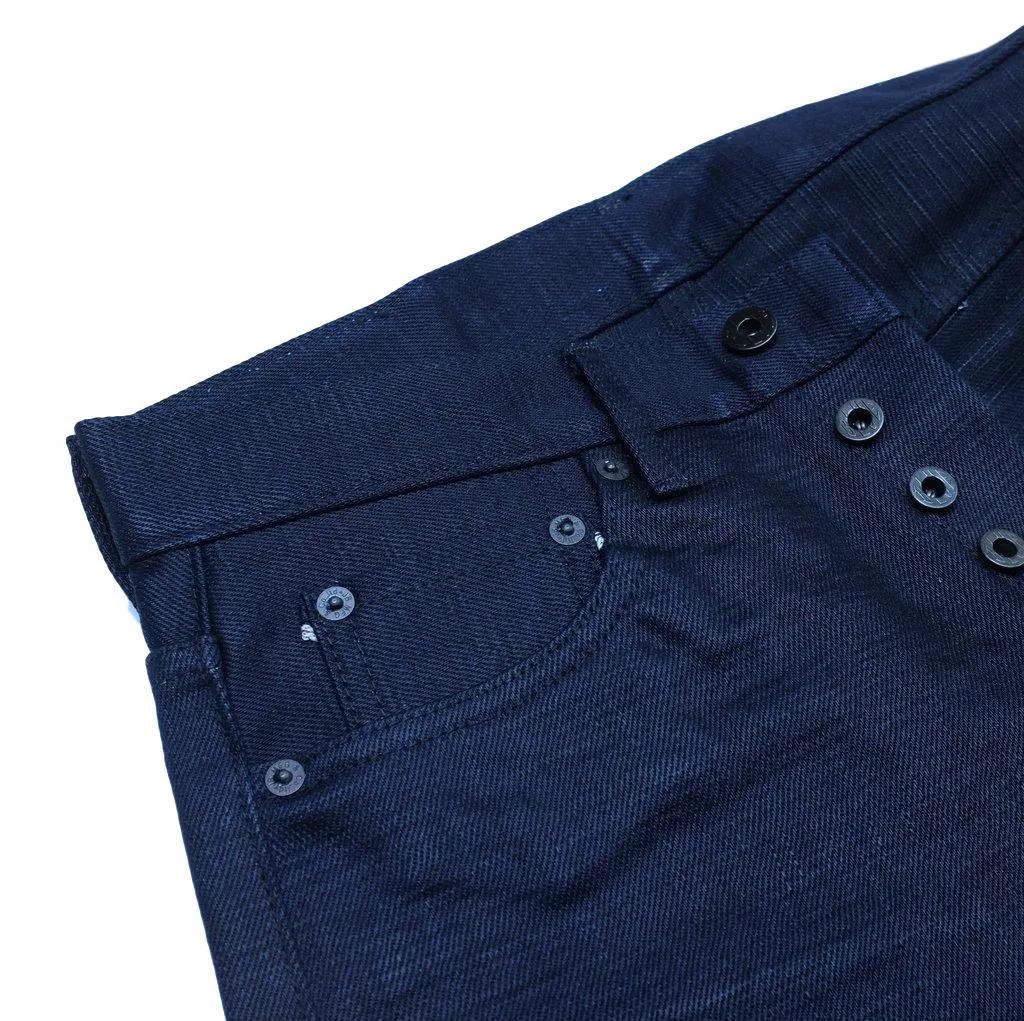 ODJB013 18oz. "Midnight Slub" Indigo x Indigo Selvedge Jeans (High Tapered)
