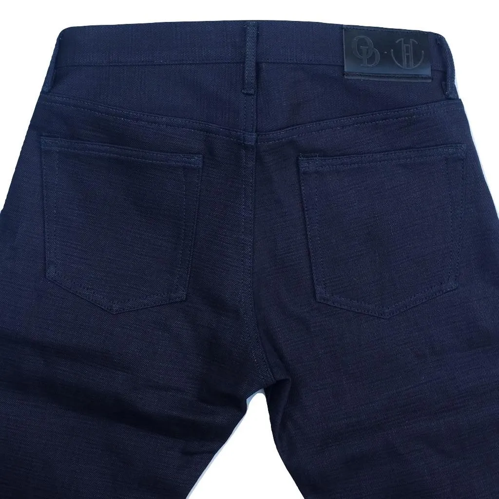 ODJB013 18oz. "Midnight Slub" Indigo x Indigo Selvedge Jeans (High Tapered)