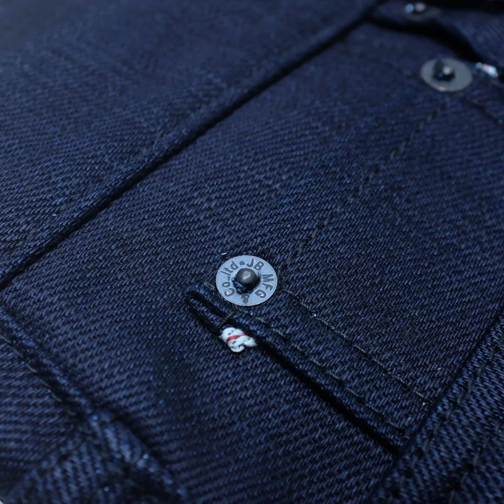 ODJB013 18oz. "Midnight Slub" Indigo x Indigo Selvedge Jeans (High Tapered)