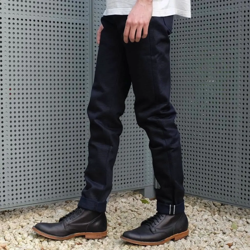 ODJB013 18oz. "Midnight Slub" Indigo x Indigo Selvedge Jeans (High Tapered)