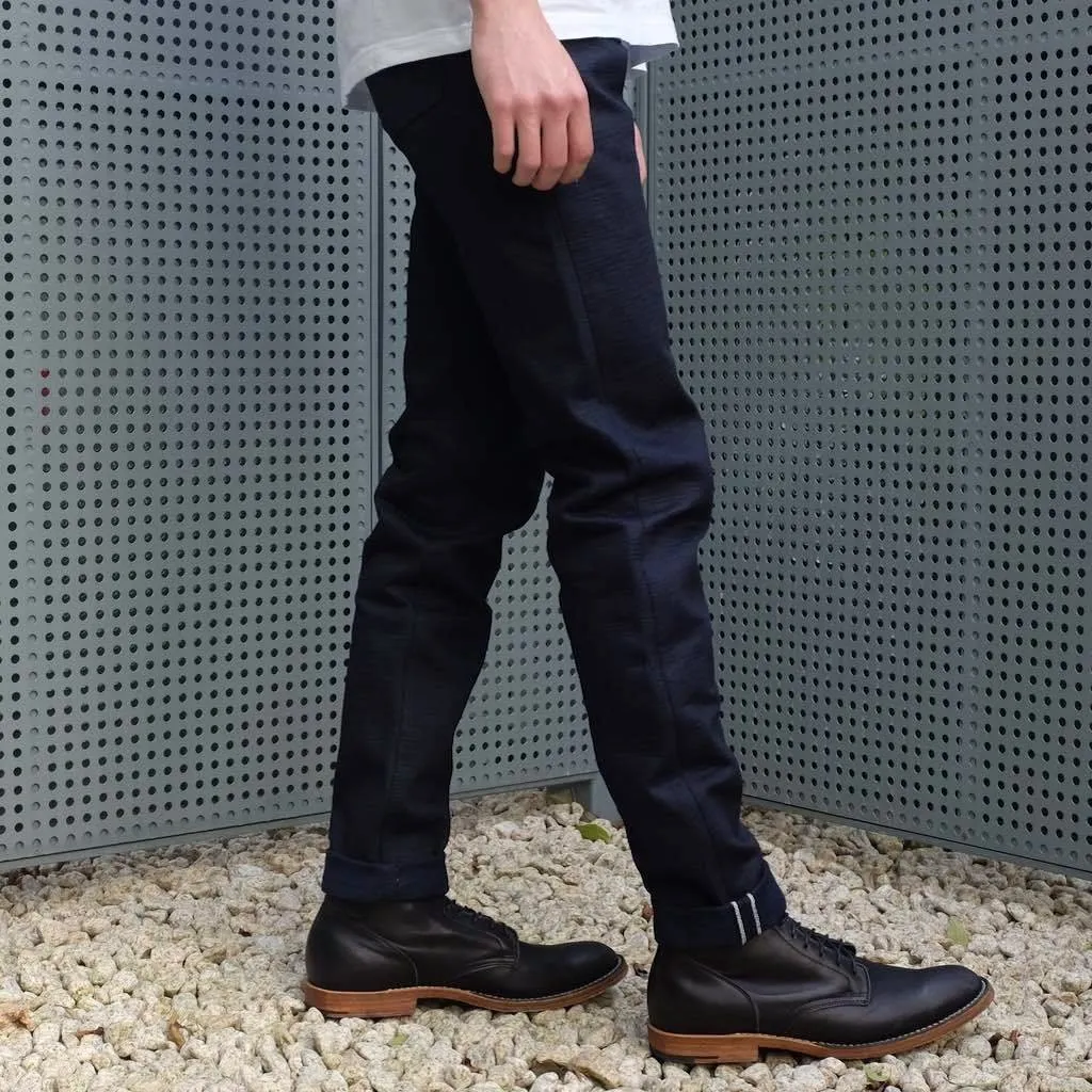 ODJB013 18oz. "Midnight Slub" Indigo x Indigo Selvedge Jeans (High Tapered)