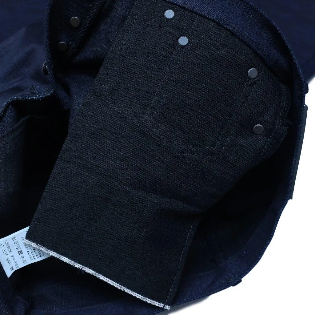 ODJB013 18oz. "Midnight Slub" Indigo x Indigo Selvedge Jeans (High Tapered)