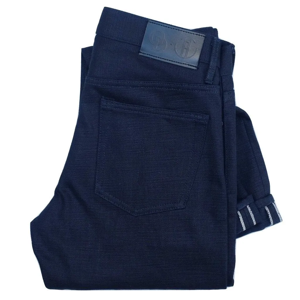 ODJB013 18oz. "Midnight Slub" Indigo x Indigo Selvedge Jeans (High Tapered)