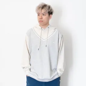 (SW407) Fake Vest Hoodie