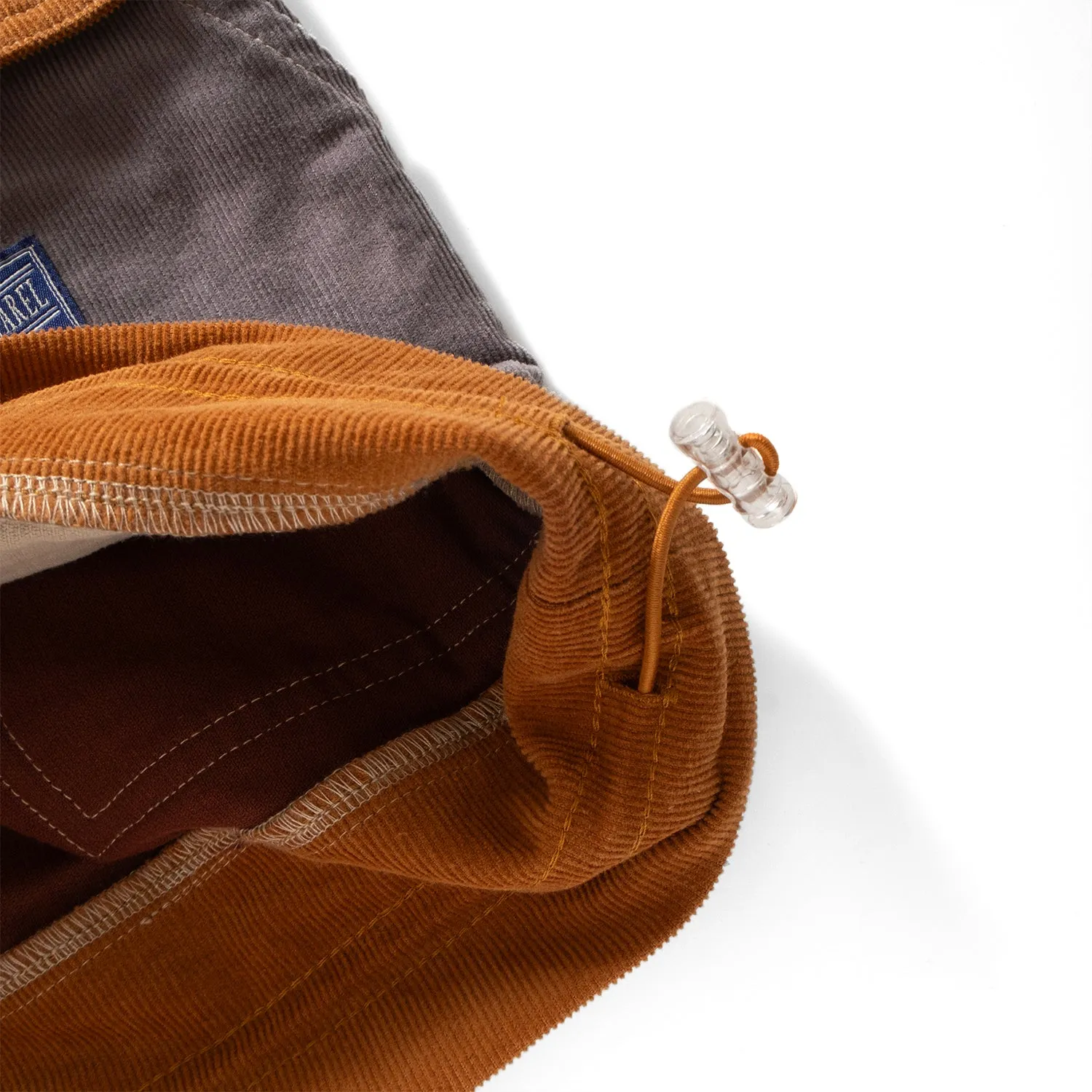 (SW482) Colorblock Corduroy Smock