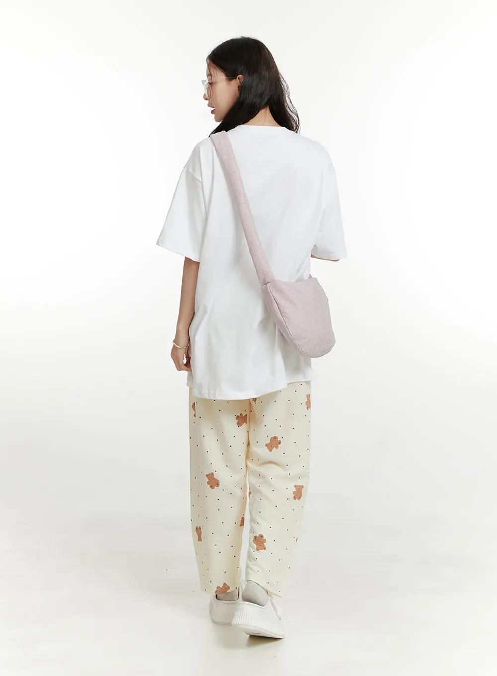 Teddy Polka Dot Pajama Pants OU414