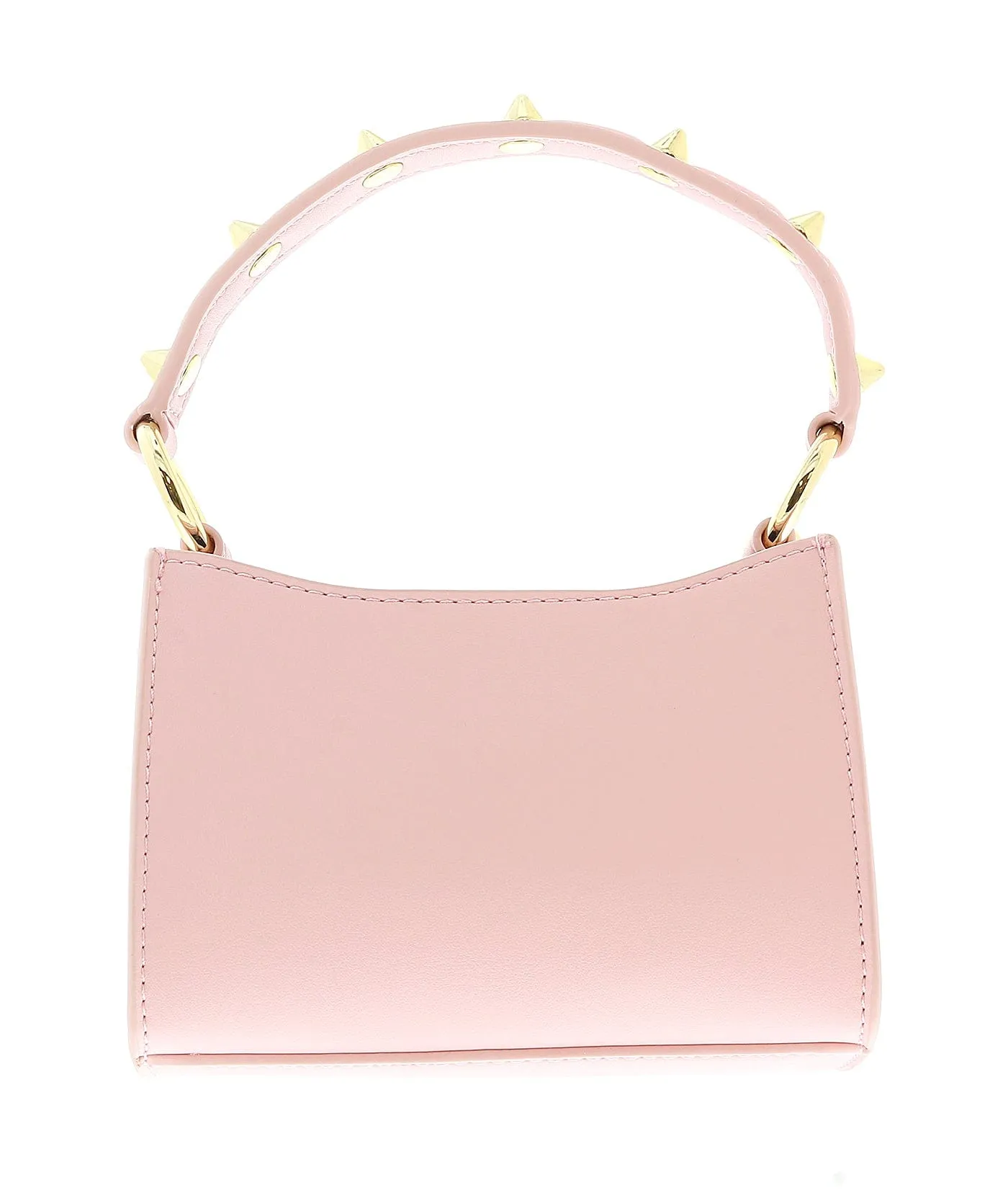 Versace Jeans Couture Pink Signature Structured Mini Crossbody Hobo Bag