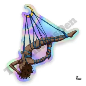 Witchy Shibari Suspension Vinyl Sticker POC