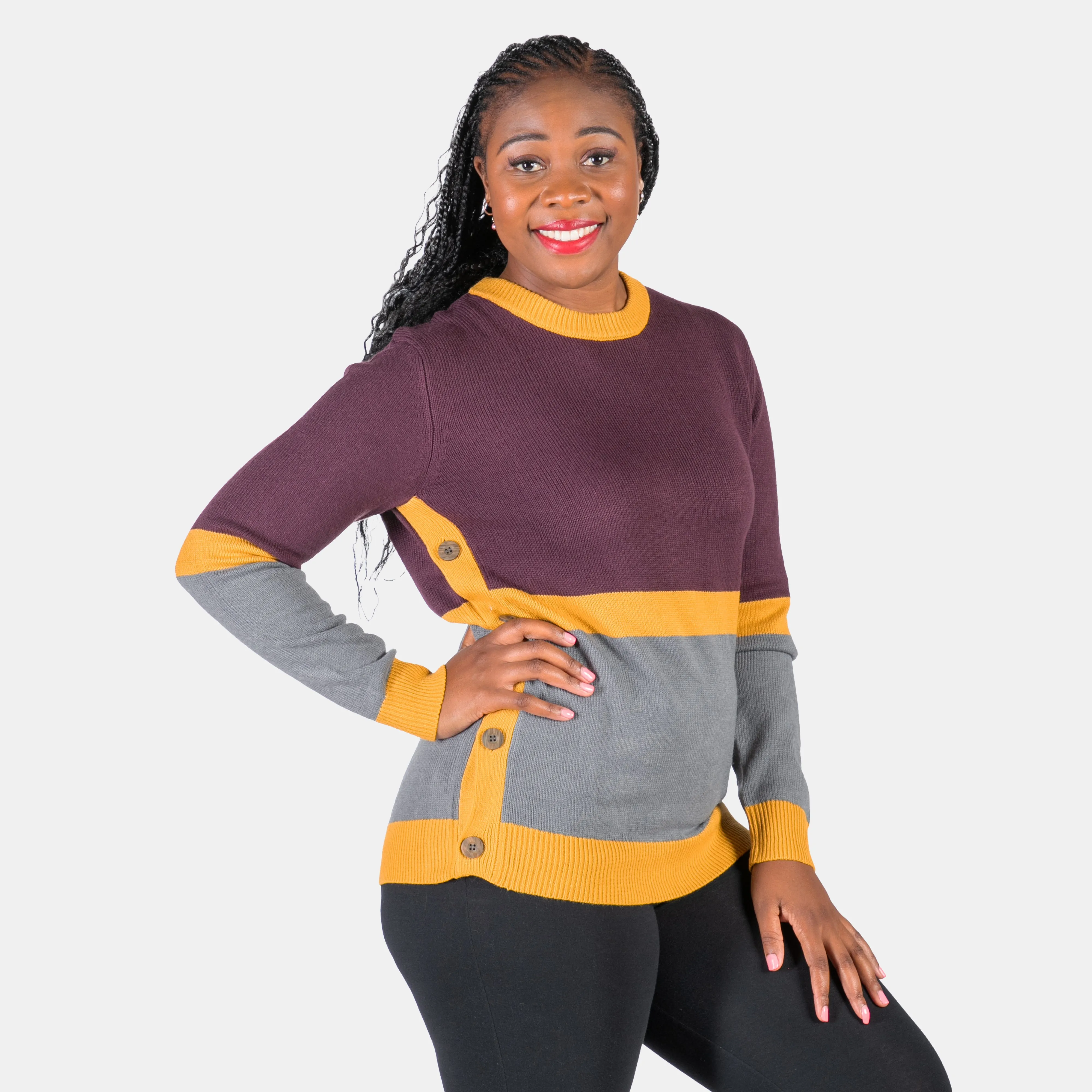 Women's Knitwear Multicolour Neutral Tone Williams Jersey