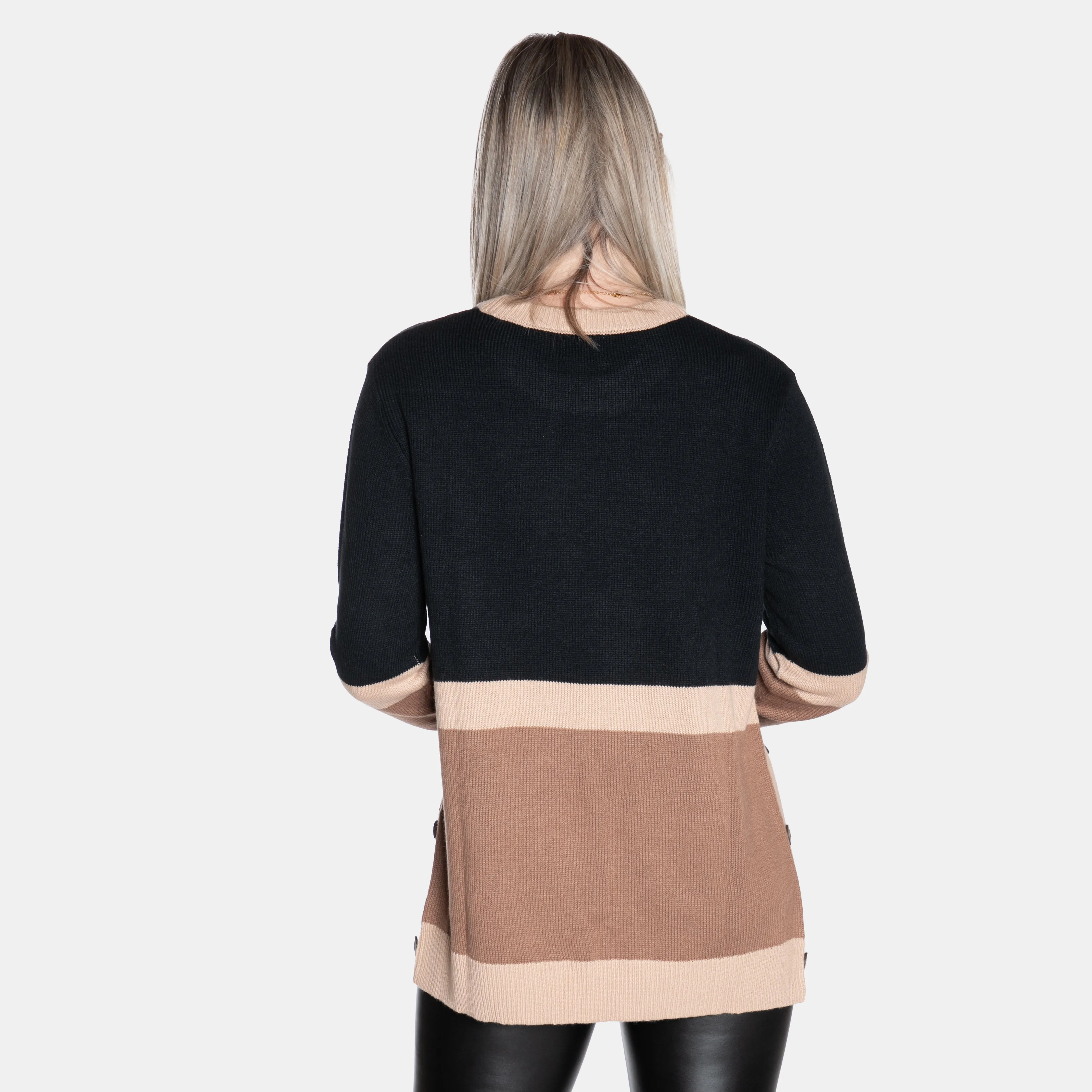 Women's Knitwear Multicolour Neutral Tone Williams Jersey