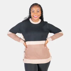 Women's Knitwear Multicolour Neutral Tone Williams Jersey