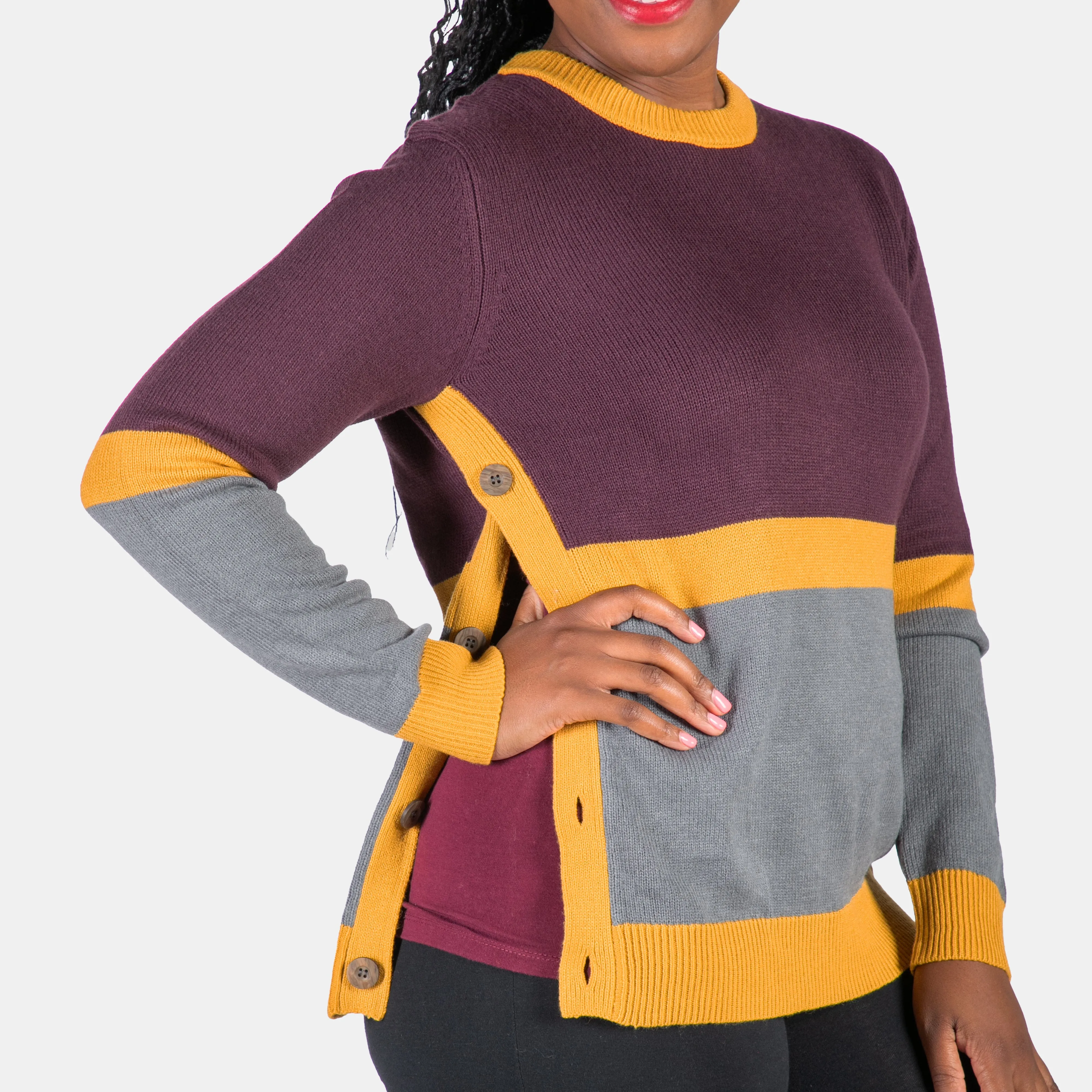 Women's Knitwear Multicolour Neutral Tone Williams Jersey