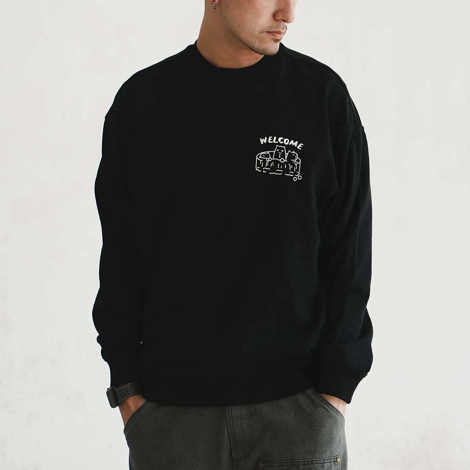 (ZW497) Zoo Graphic Sweater